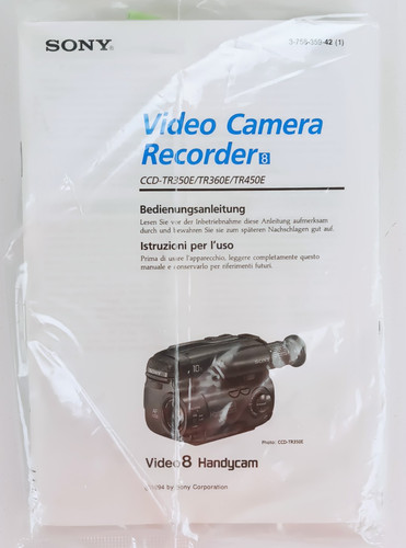 Sony video camera - sony, recorder